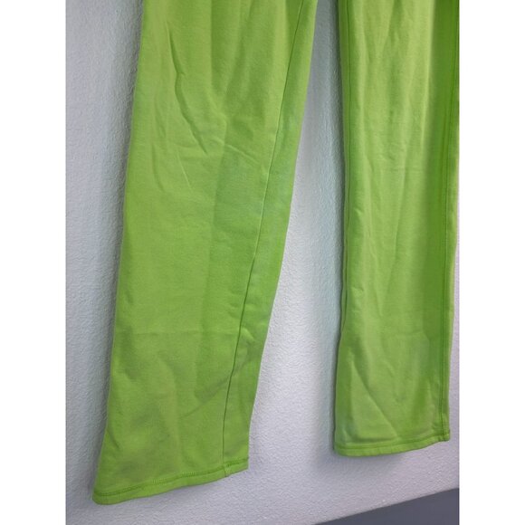 Abercrombie and Fitch women's small green Y2K wide‎ leg low rise sweatpants - Picture 5 of 9